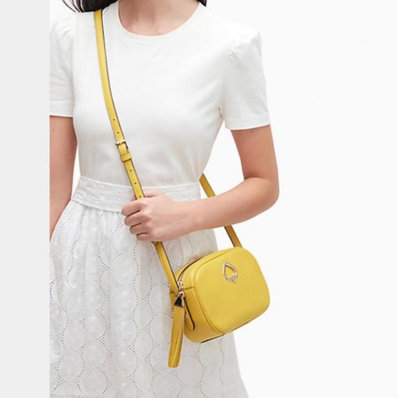 kate spade Handbags - NWT Kate spade kourtney camera bag chartreuse
